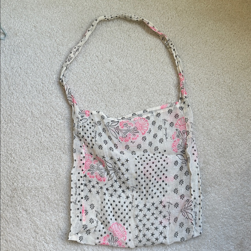 FP Movement by Free People Pink and Black Patchwork Bag